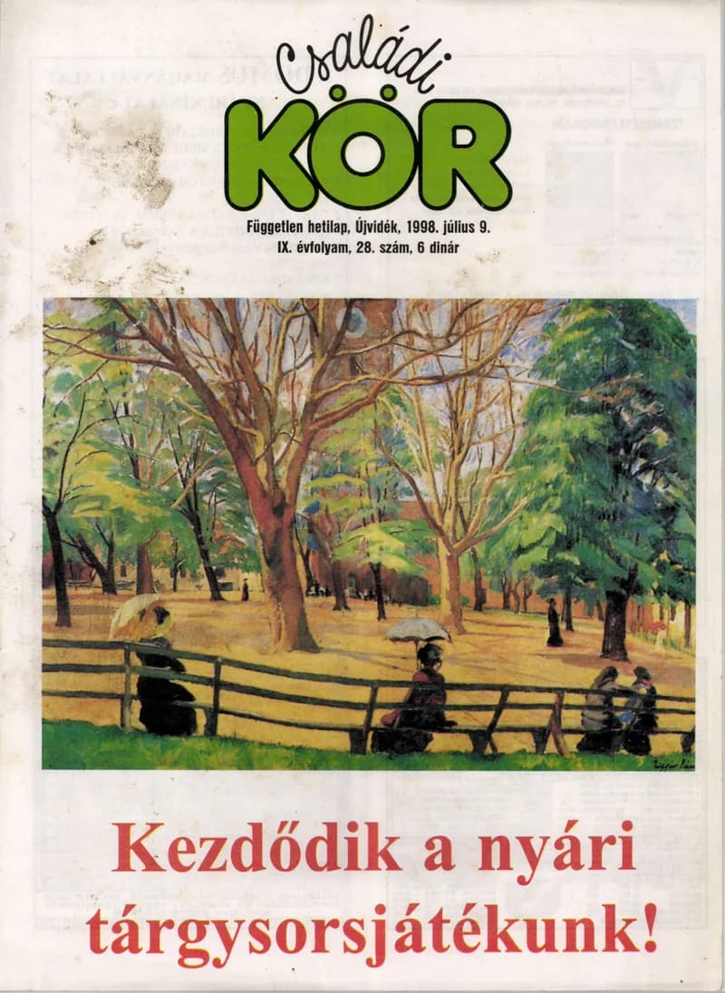 Családi Kör, 9. évf. 1998. július 9. 28. sz.