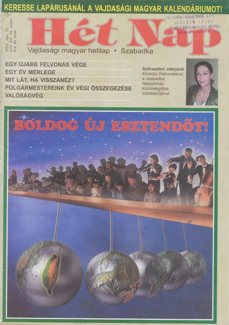 7 Nap, 57. évf. 2002. december 31. 52. sz. 1–68. oldal