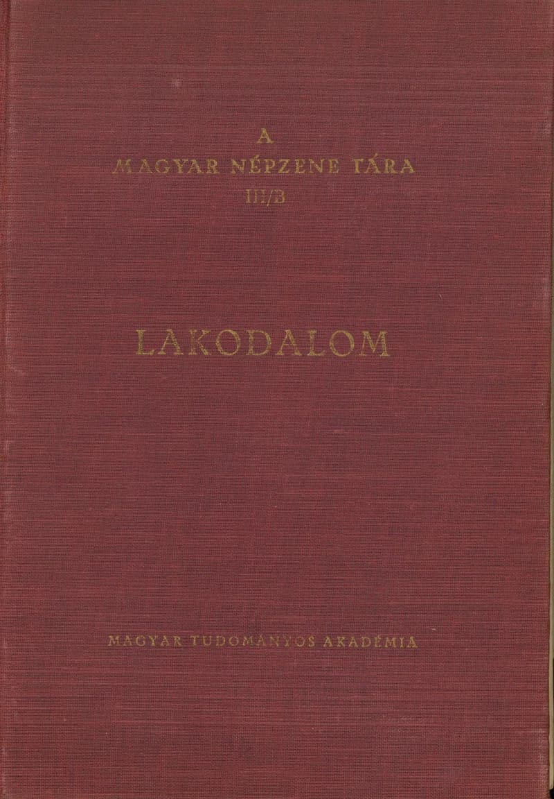 A magyar népzene tára. Lakodalom. 3/B