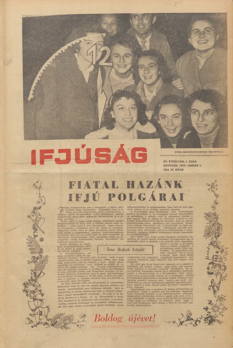 Ifjúság, 15. évf. 1959. január 1. 1. sz.