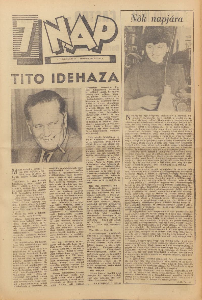 7 Nap, 14. évf. 1959. március 8. 11. sz. 1–20. oldal