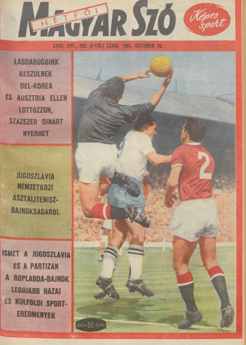 Hétfői Magyar Szó, 18. évf. 1961. október 30. 266. sz.
