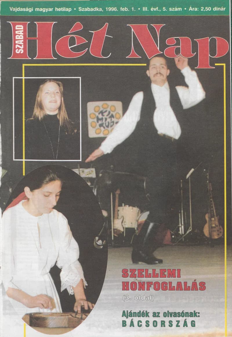 Szabad Hét Nap, 3. évf. 1996. február 1. 5. sz.