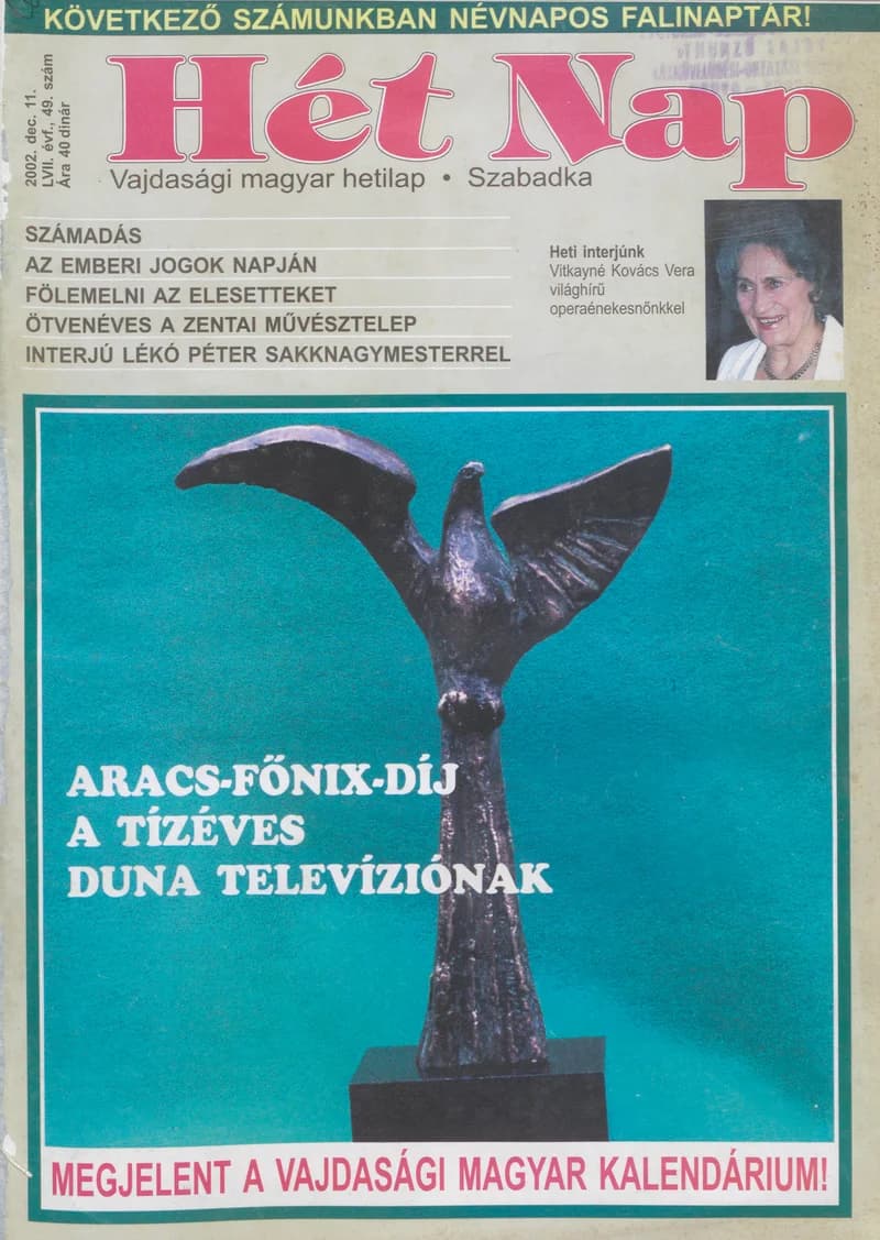 7 Nap, 57. évf. 2002. december 11. 49. sz.