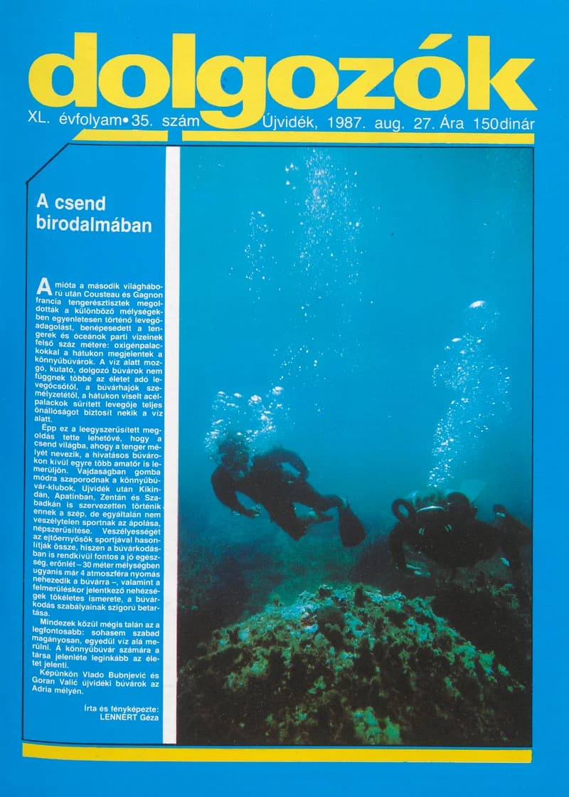 Dolgozók, 41. évf. 1987. augusztus 27. 35. sz.