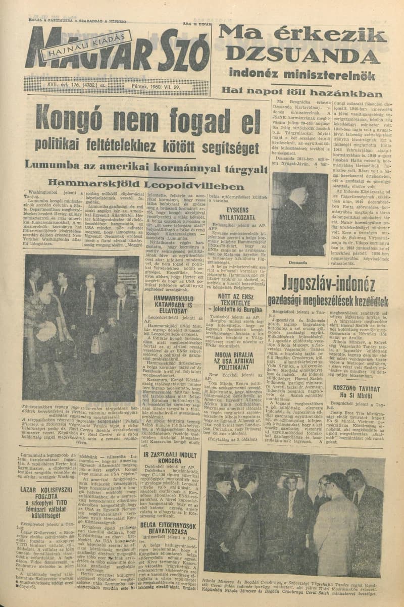 Magyar Szó, 17. évf. 1960. július 29. 176. sz. 1–20. oldal