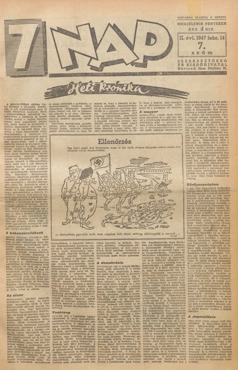 7 Nap, 2. évf. 1947. február 14. 7. sz. 1–10. oldal