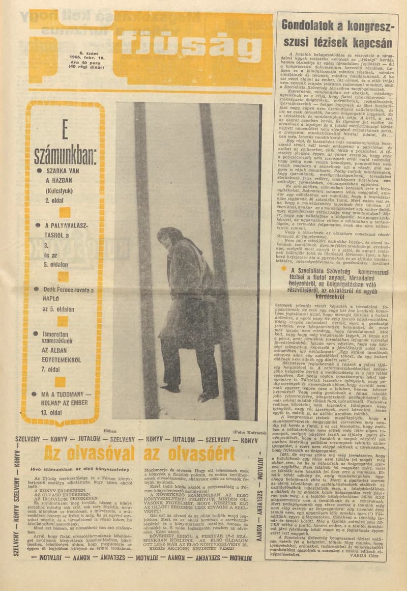 Ifjúság, 22. évf. 1966. február 10. 6. sz.