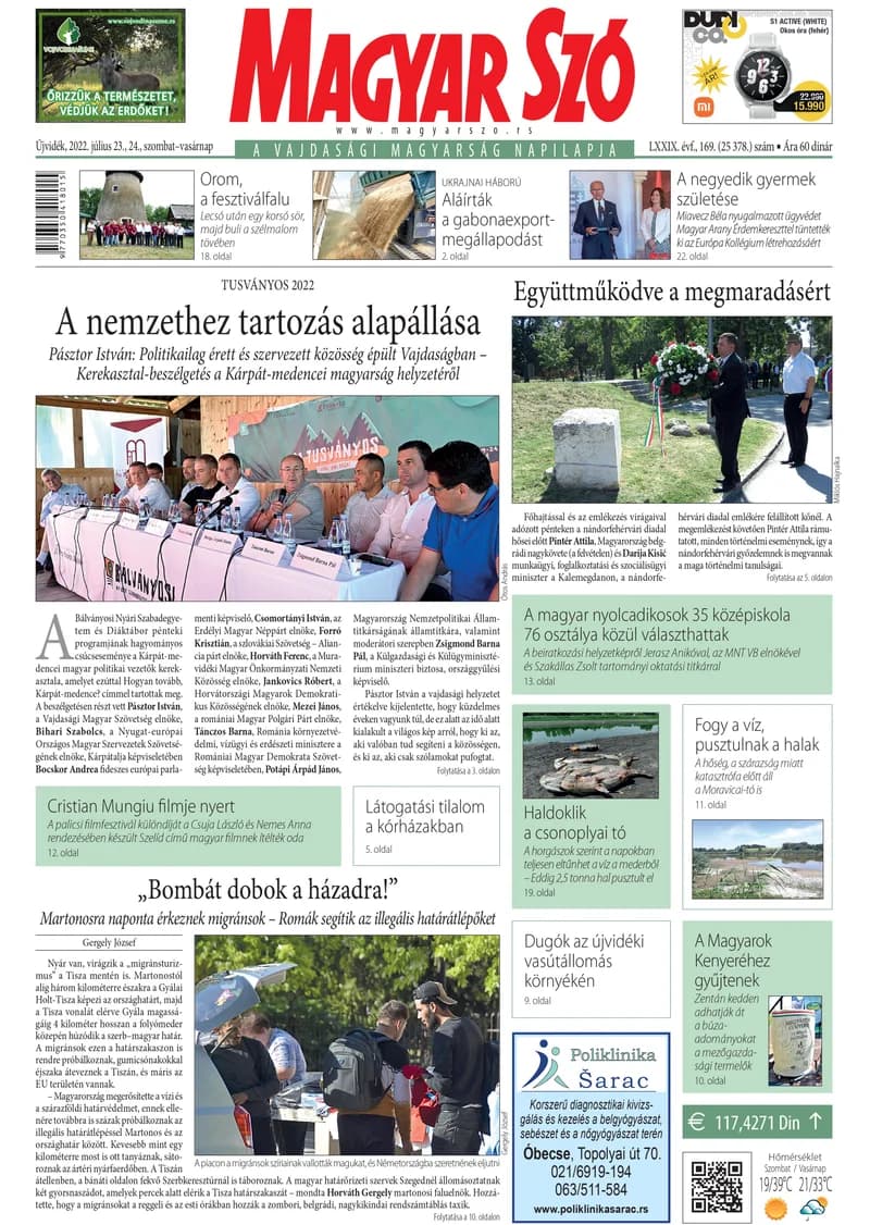 Magyar Szó, 79. évf. 2022. július 23. – 24. 169. sz. 1–32. oldal