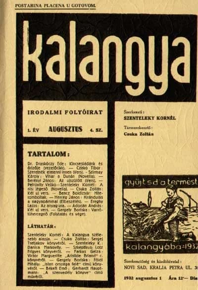 Kalangya, 1. évf. 1932. augusztus 1. 4. sz. 209–279. oldal