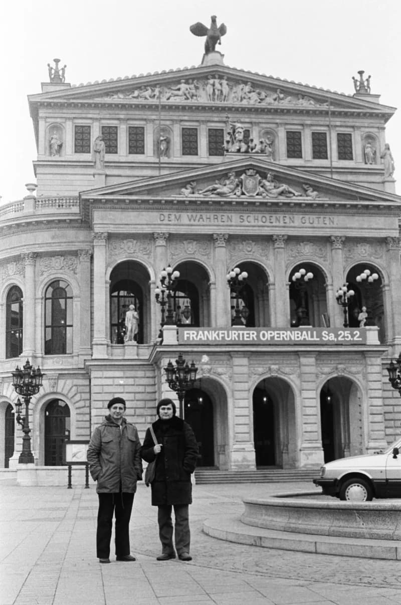 NSZK - Stuttgartban  Göncz Jánosnál