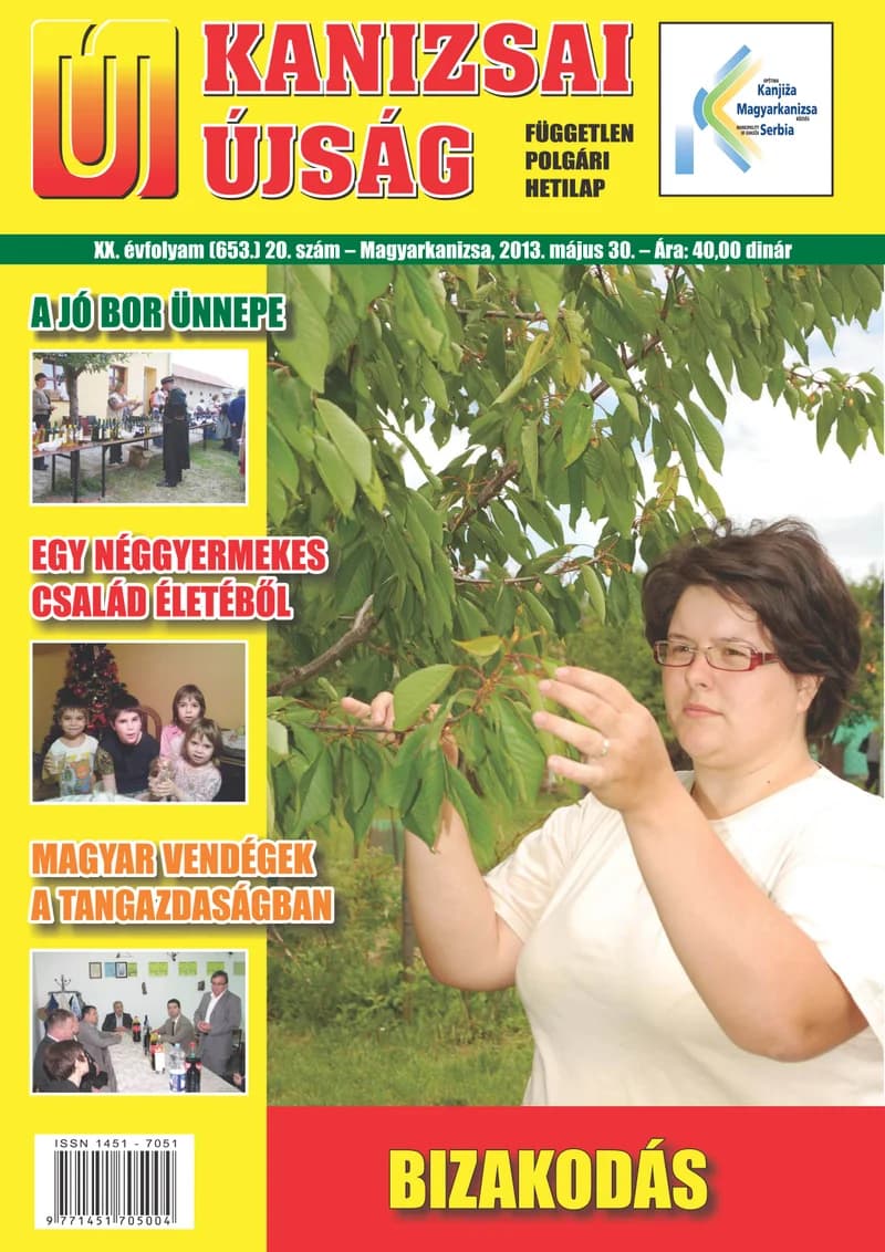 Új Kanizsai Újság, 20. évf. 2013. május 30. 20. sz.