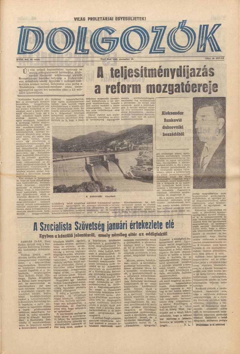Dolgozók, 19. évf. 1965. december 10. 49. sz.