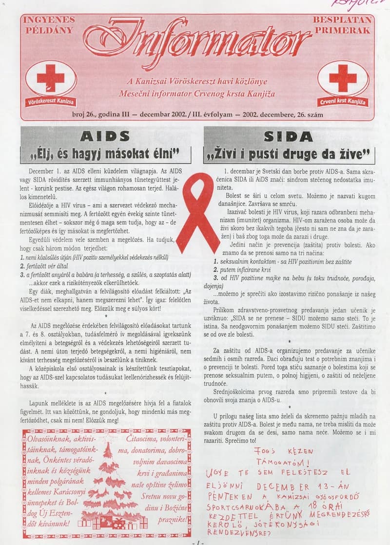 Informator, 3. évf. 2002. december 1. 26. sz.