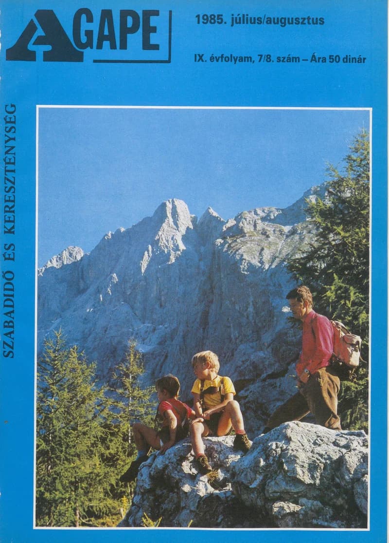 Agape, 9. évf. 1985. július – augusztus. 7–8. sz.