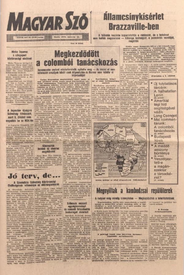Magyar Szó, 27. évf. 1970. március 24. 81. sz. 1–16. oldal