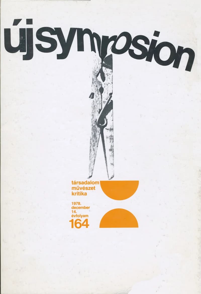 Új Symposion, 14. évf. 1978. december. 164. sz. 459–498. oldal