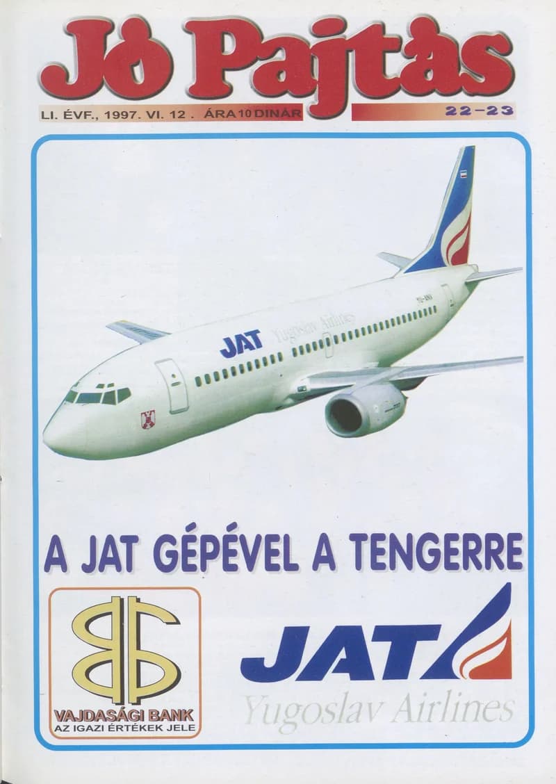 Jó Pajtás, 51. évf. 1997. június 12. 22–23. sz.