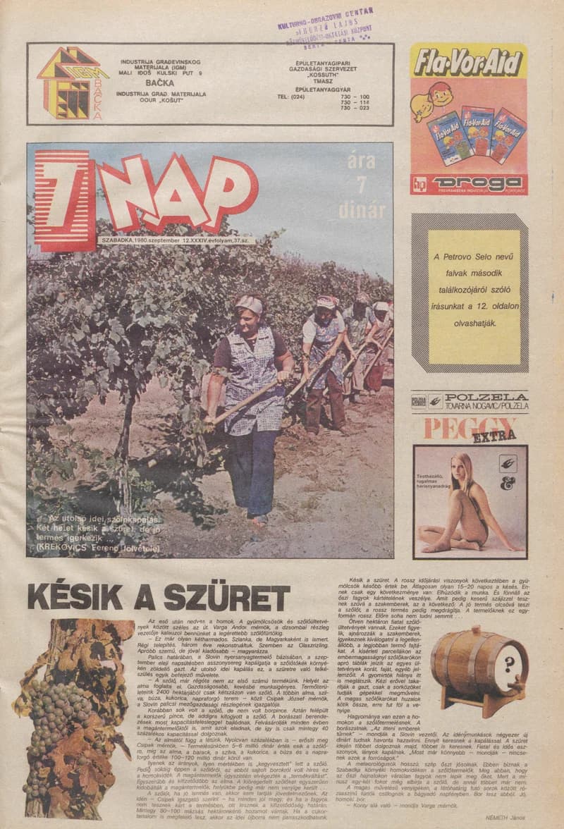 7 Nap, 35. évf. 1980. szeptember 12. 37. sz. 1–20. oldal