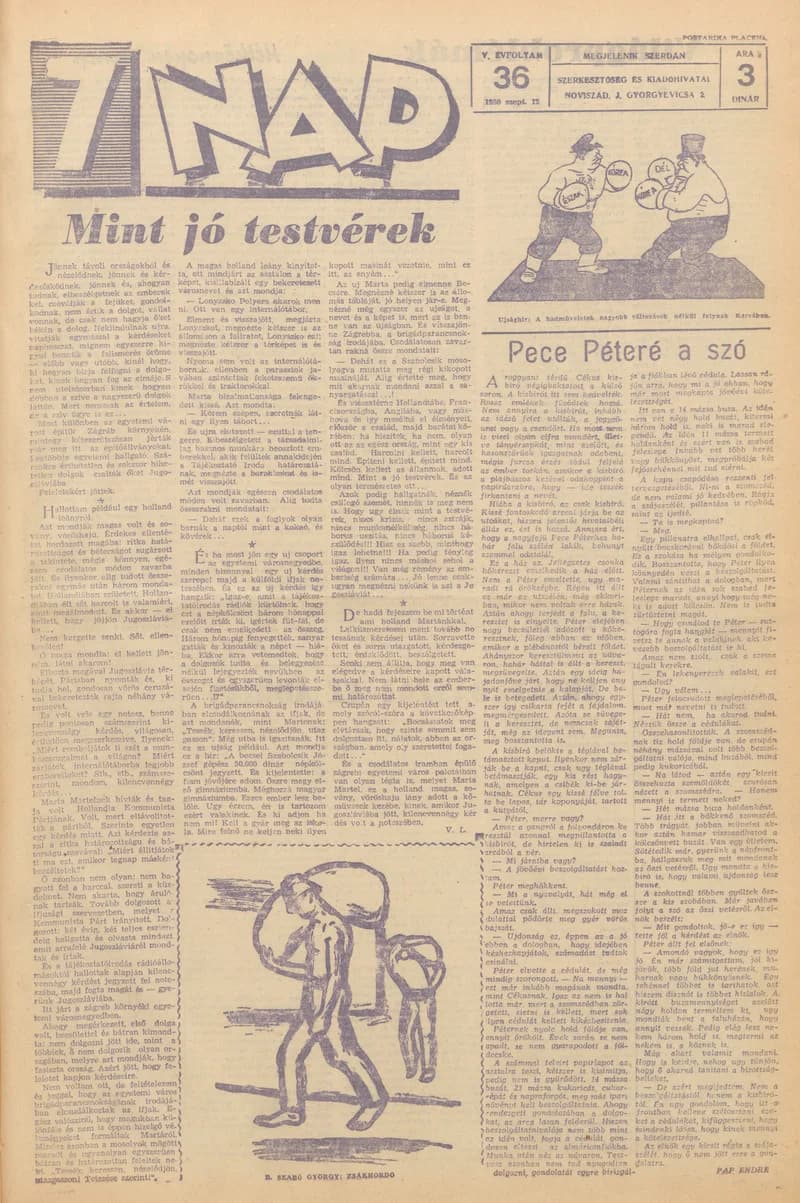 7 Nap, 5. évf. 1950. szeptember 13. 36. sz.