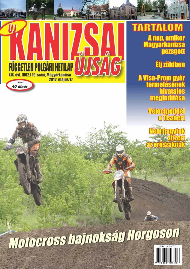 Új Kanizsai Újság, 19. évf. 2012. május 17. 19. sz.