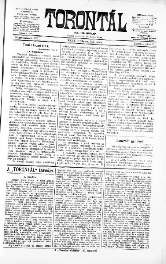 Torontál, 31. évf. 1902. július 5. 152. sz.