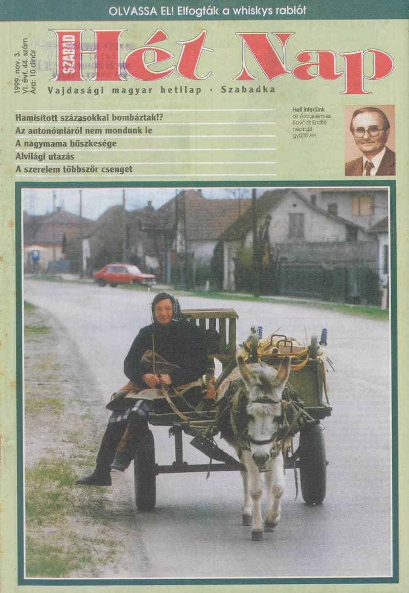 Szabad Hét Nap, 6. évf. 1999. november 3. 44. sz.
