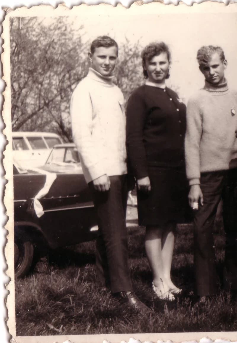 Nagy Otília fiaival