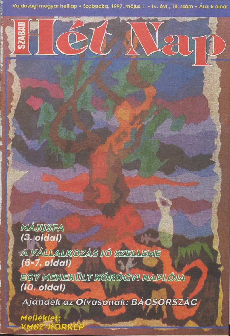 Szabad Hét Nap, 4. évf. 1997. május 1. 18. sz.