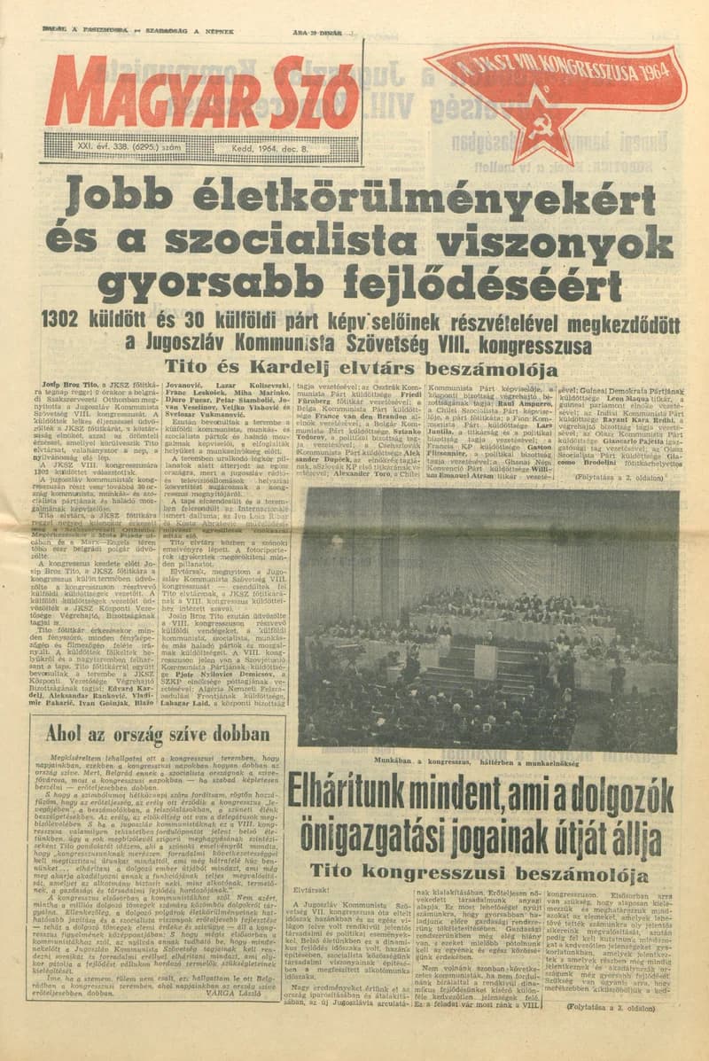 Magyar Szó, 21. évf. 1964. december 8. 338. sz.