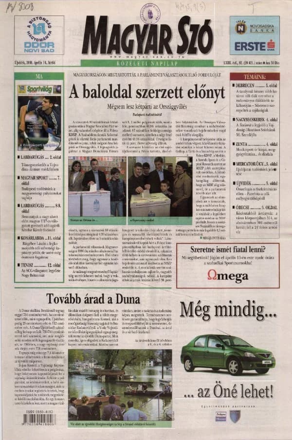 Magyar Szó, 63. évf. 2006. április 10. 82. sz. 1–12. oldal