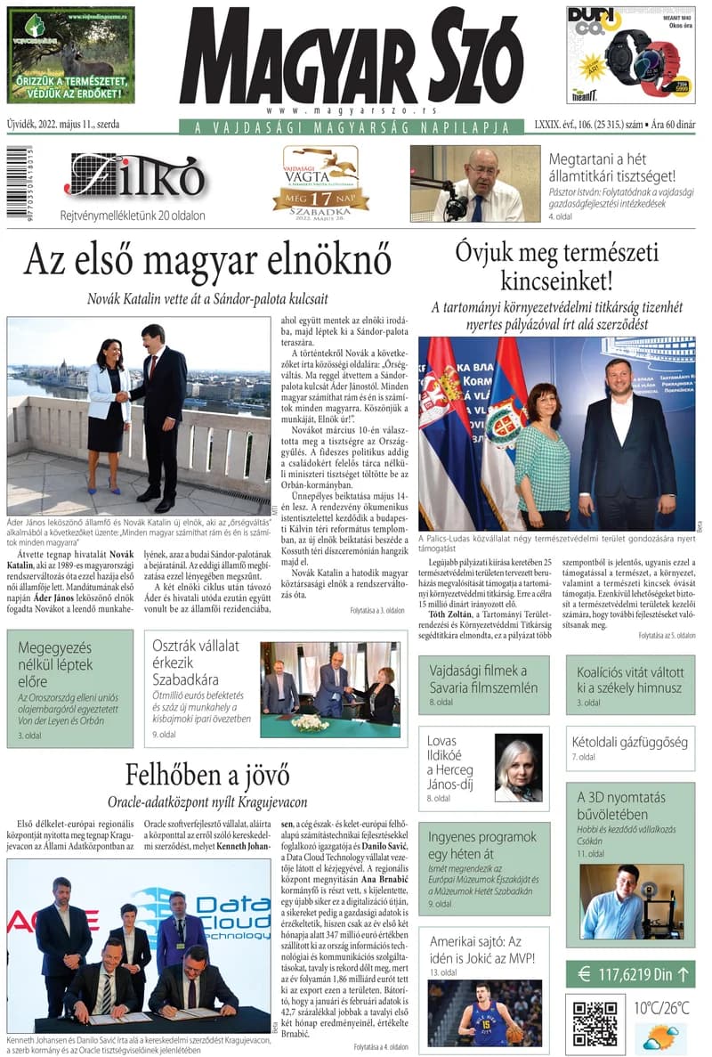Magyar Szó, 79. évf. 2022. május 11. 106. sz. 1–16. oldal