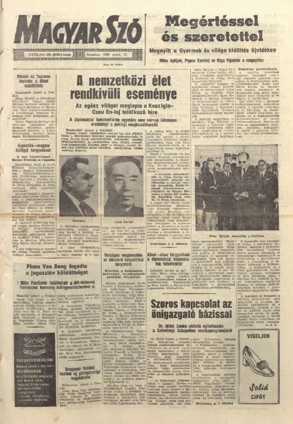 Magyar Szó, 26. évf. 1969. szeptember 13. 253. sz. 1–14. oldal