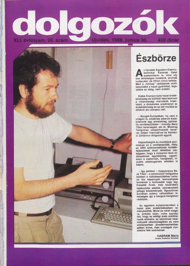 Dolgozók, 42. évf. 1988. június 30. 26. sz.