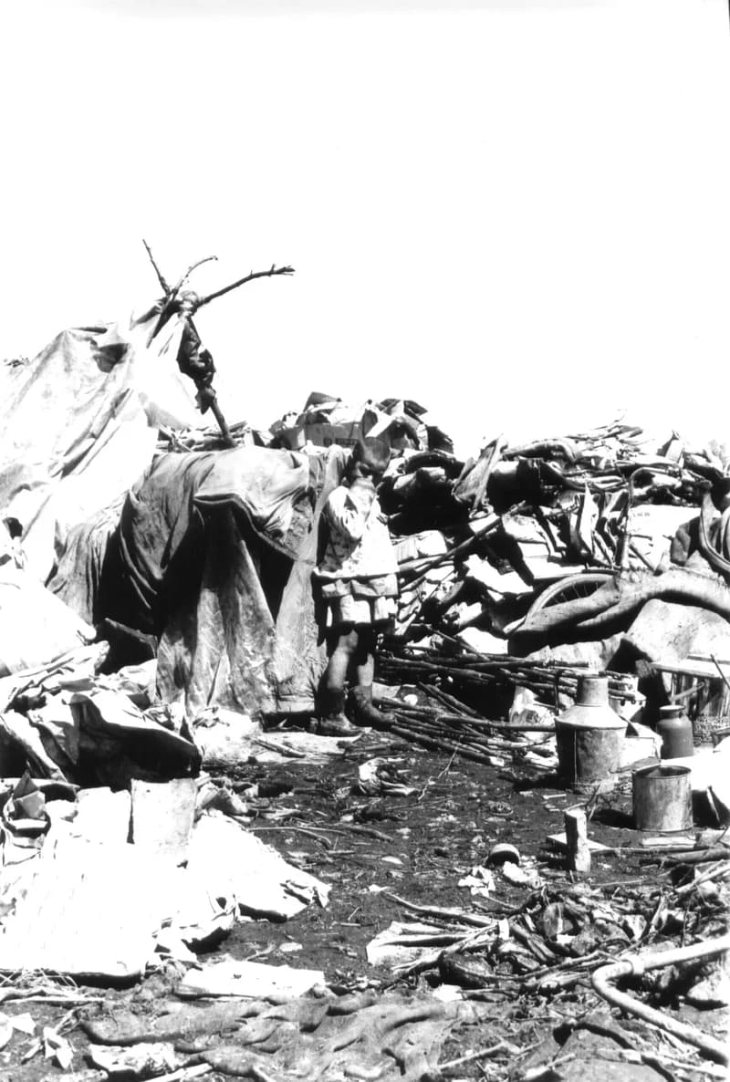 Roma család a zentai szeméttelepen