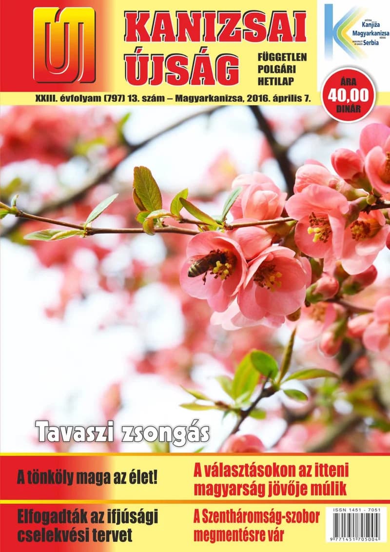 Új Kanizsai Újság, 23. évf. 2016. április 7. 13. sz.