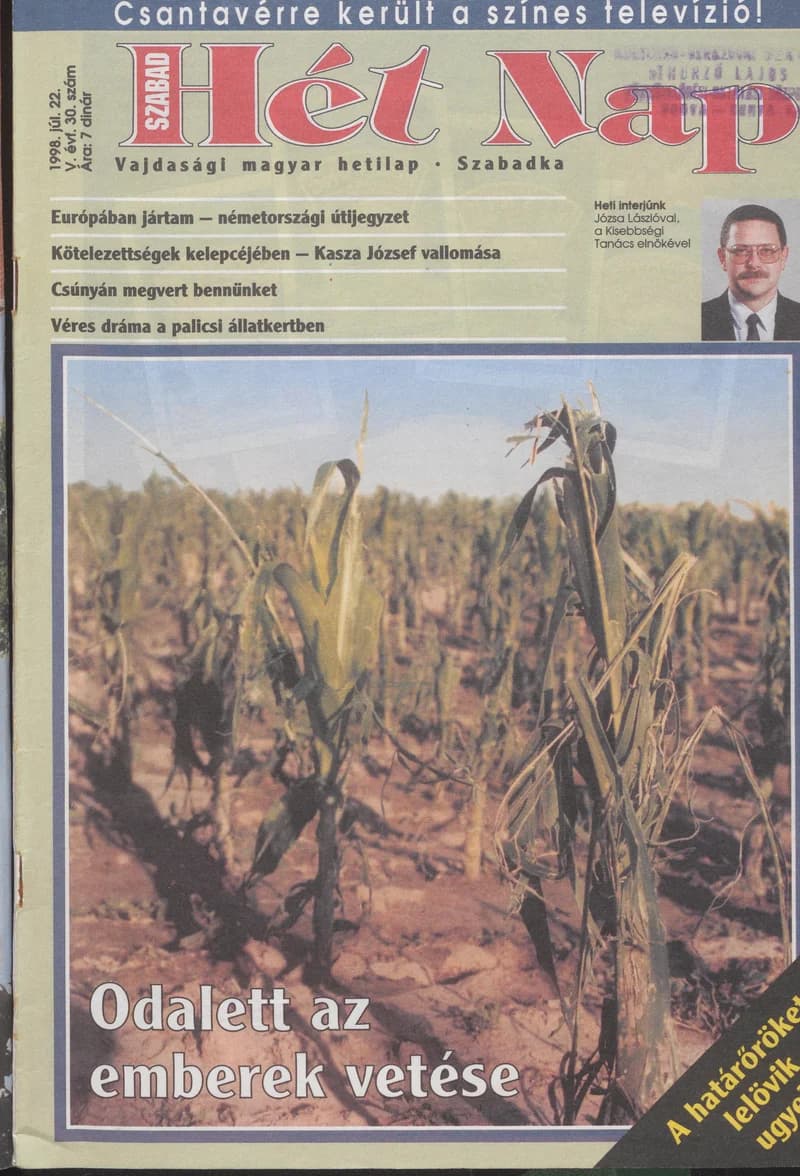 Szabad Hét Nap, 5. évf. 1998. július 22. 30. sz.