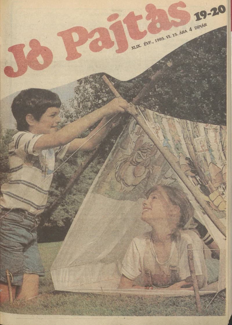 Jó Pajtás, 49. évf. 1995. június 15. 19–20. sz.