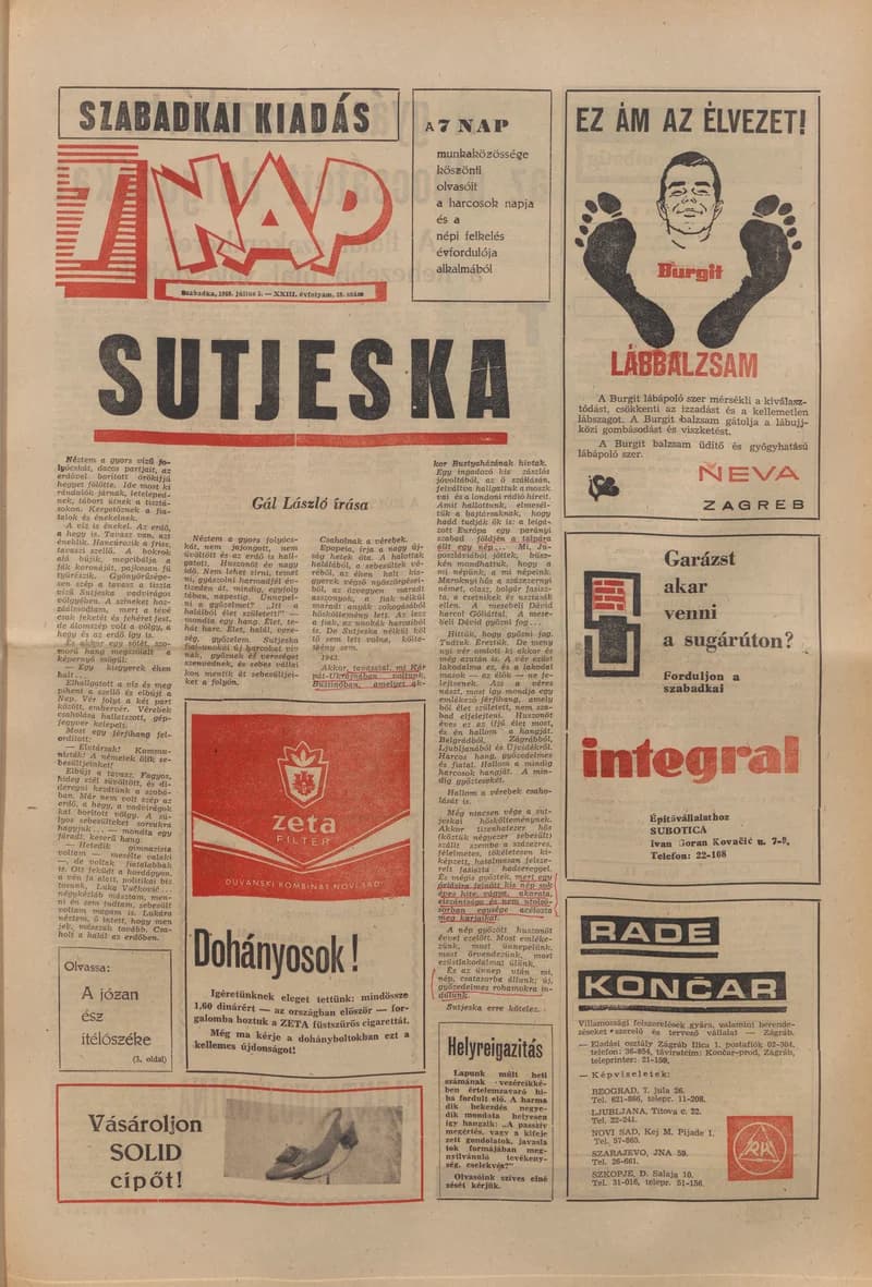 7 Nap, 23. évf. 1968. július 5. 28. sz. 1–16. oldal