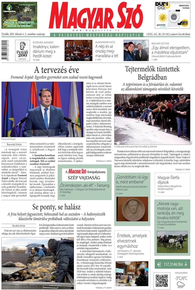 Magyar Szó, 80. évf. 2023. február 4. – 5. 28. sz. 1–32. oldal