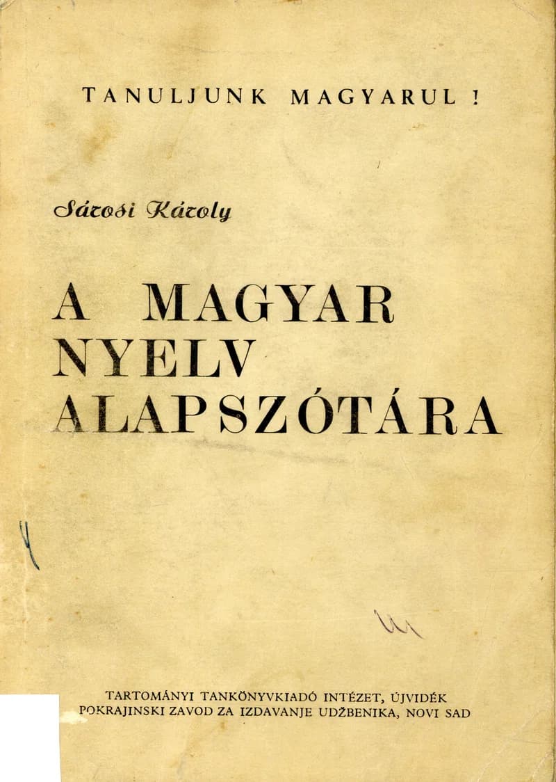 A magyar nyelv alapszótára 