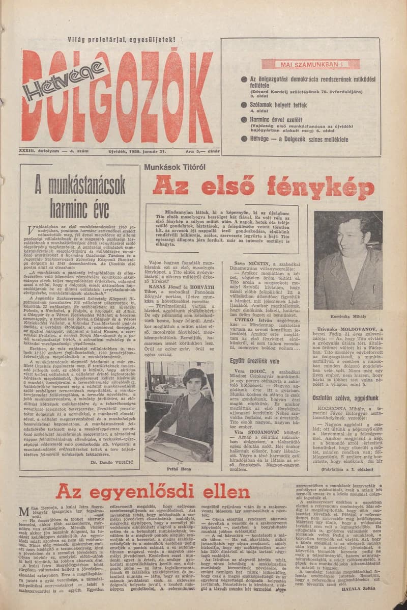 Dolgozók, 34. évf. 1980. január 31. 4. sz.