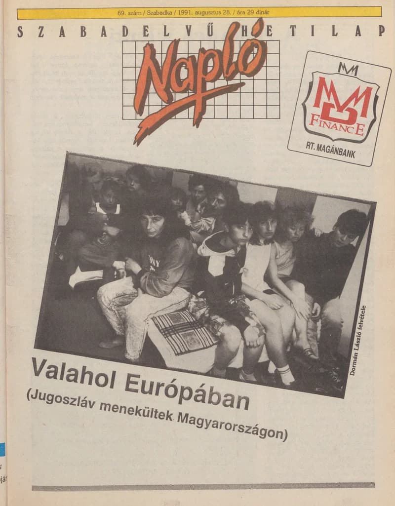 Napló - Szabadelvű hetilap, 2. évf. 1991. augusztus 28. 69. sz.