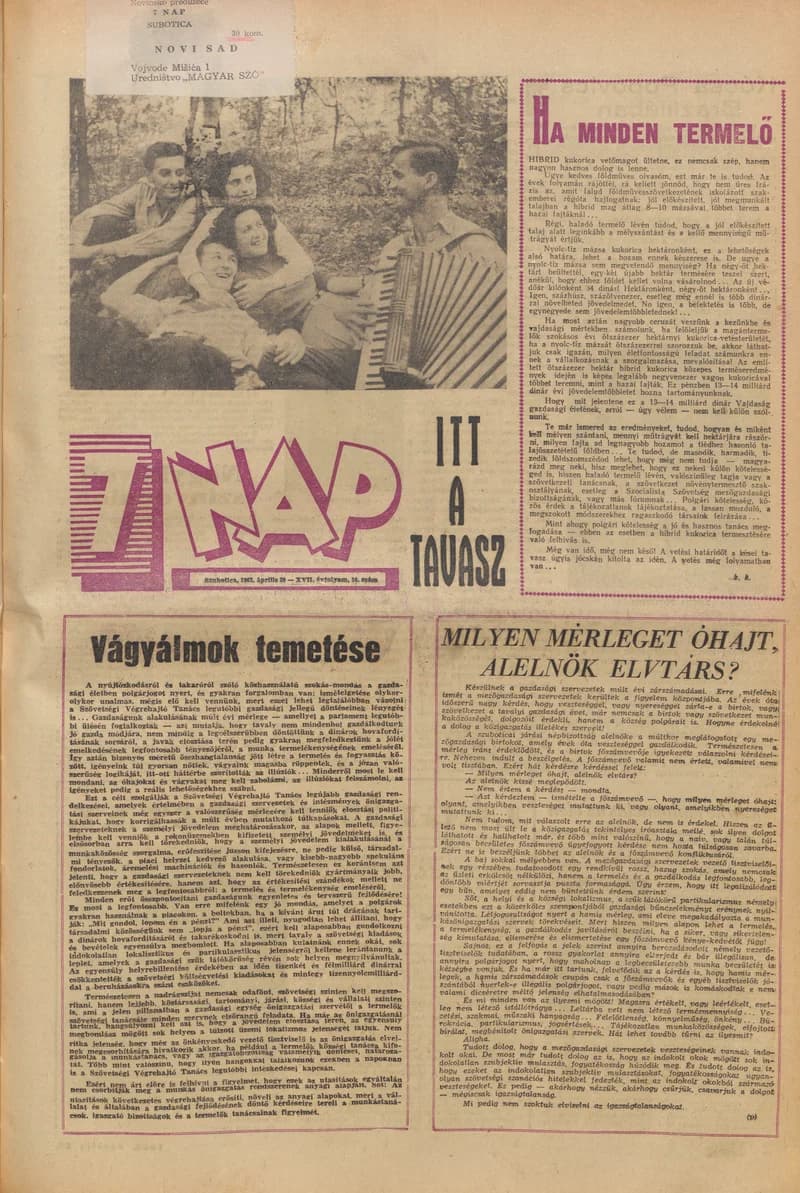 7 Nap, 17. évf. 1962. április 20. 16. sz. 1–20. oldal