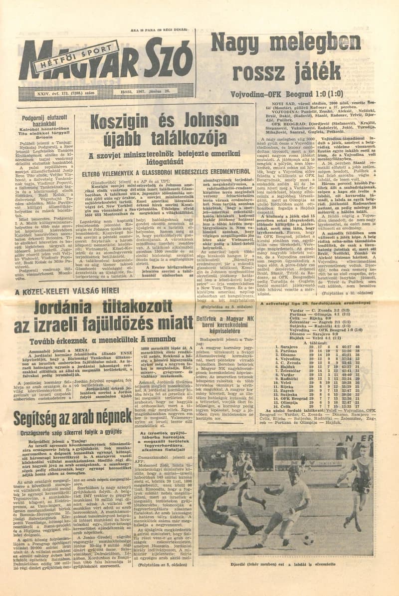 Magyar Szó, 24. évf. 1967. június 26. 173. sz. 1–14. oldal