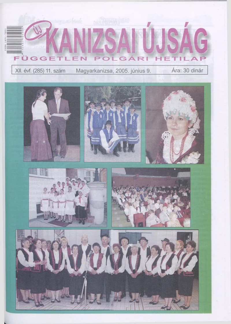Új Kanizsai Újság, 12. évf. 2005. június 9. 11. sz.
