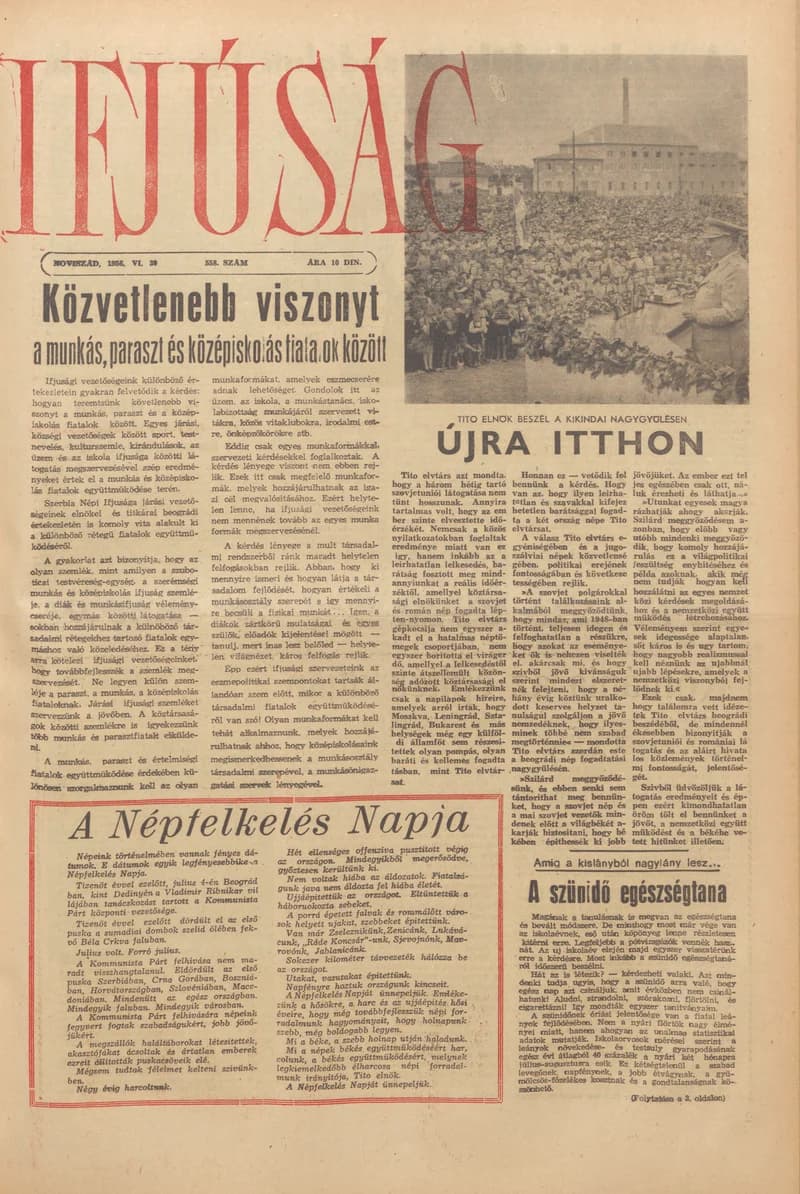 Ifjúság, 12. évf. 1956. június 30. 558. sz.
