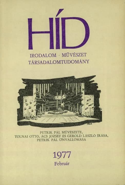 Híd, 41. évf. 1977. február. 2. sz. 137–280. oldal