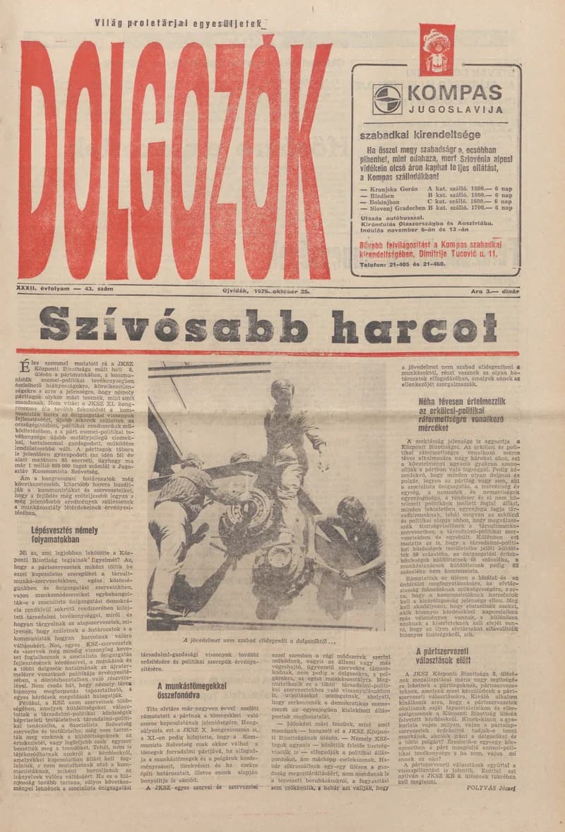 Dolgozók, 33. évf. 1979. október 25. 43. sz.