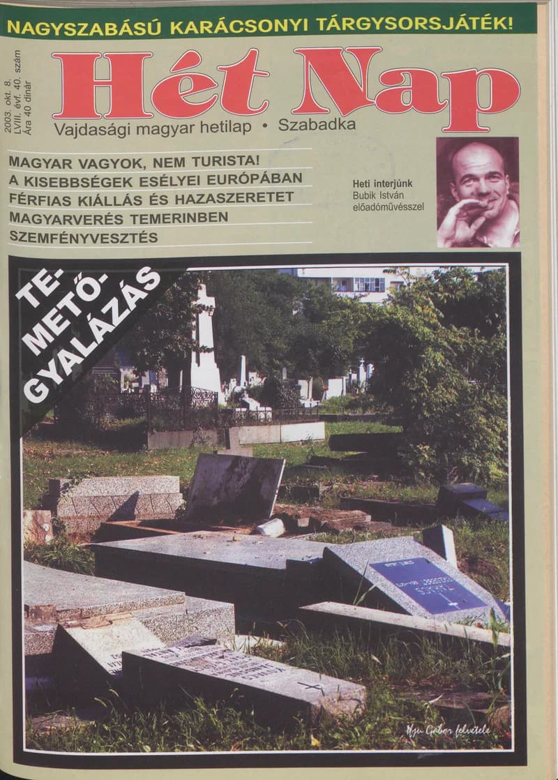 7 Nap, 58. évf. 2003. október 8. 40. sz.